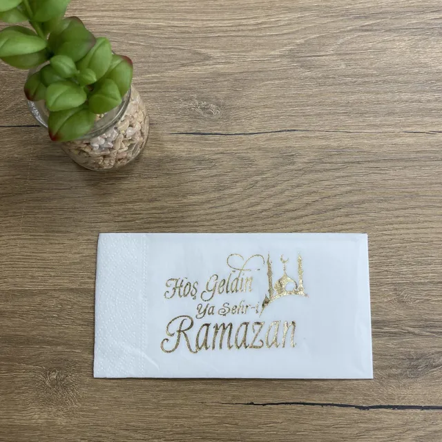 Motiv Servietten “Hos Geldin Ya Sehr-i Ramazan”