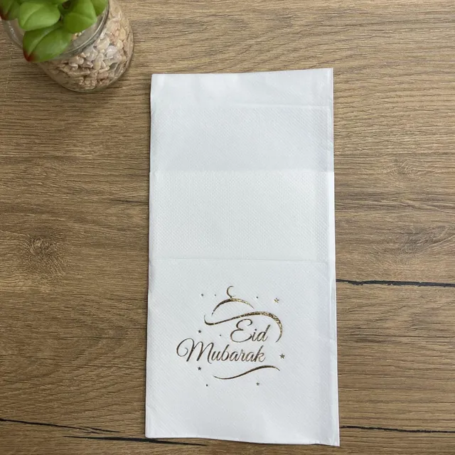 Motiv Steckservietten “Eid Mubarak”