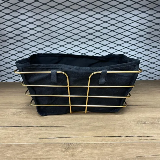 Brotkorb Schwarz-Gold