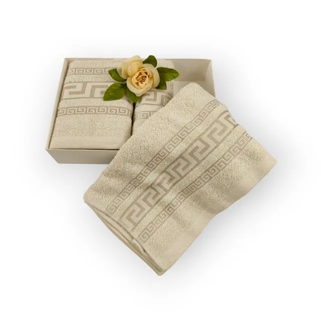 Handtuch Set – 3-teilig Creme