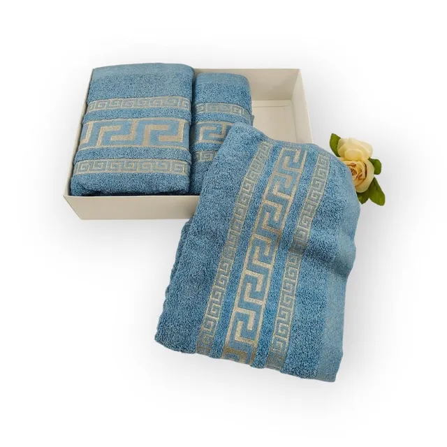 Handtuch Set – 3-teilig Blau