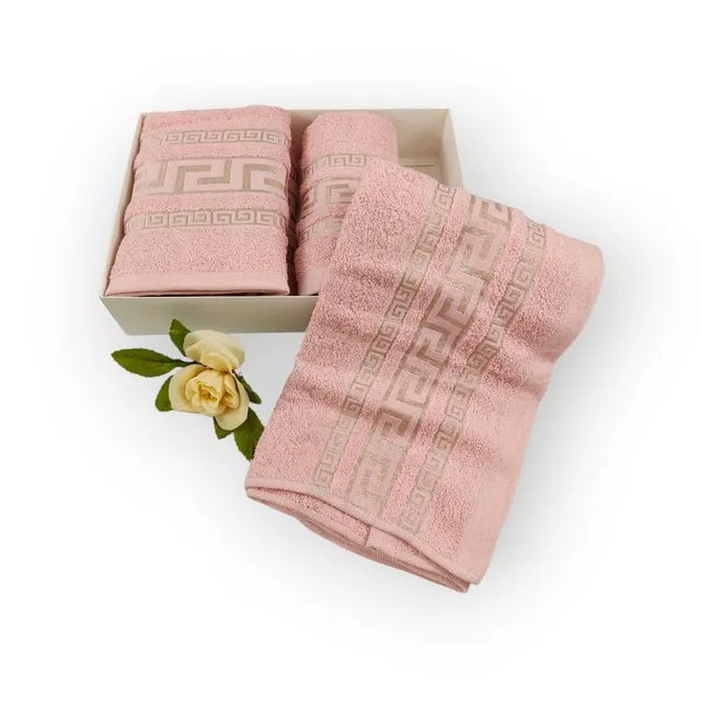 Handtuch Set – 3-teilig Rosa