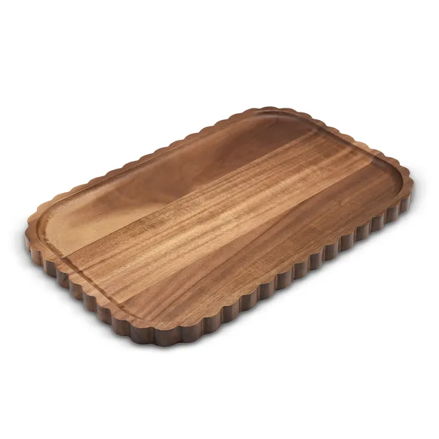 “Flori” Akazienholz Tablett – 39x25cm