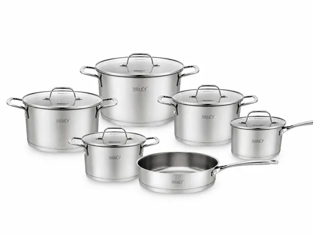 Edelstahl Kochgeschirrset – 11 teilig