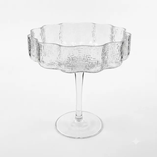“Bowl” Glasschale auf Fuß