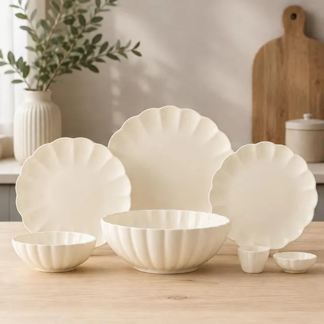 “Lotus” Geschirrset – 27 teilig