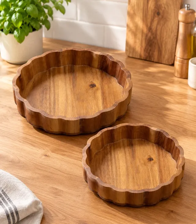 Akazienholz Schalen – 2er Set