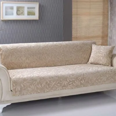 Couch-/ Schutzdecke - Beige