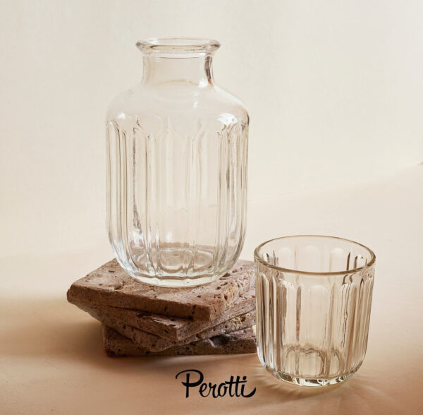 Perotti "Morry" Wasserkaraffe mit Glas